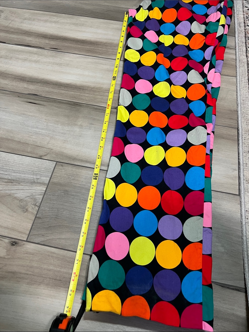 Loudmouth Golf Pants Disco Balls Cotton Multicolor Polkadots 36x34 - Picture 6 of 6